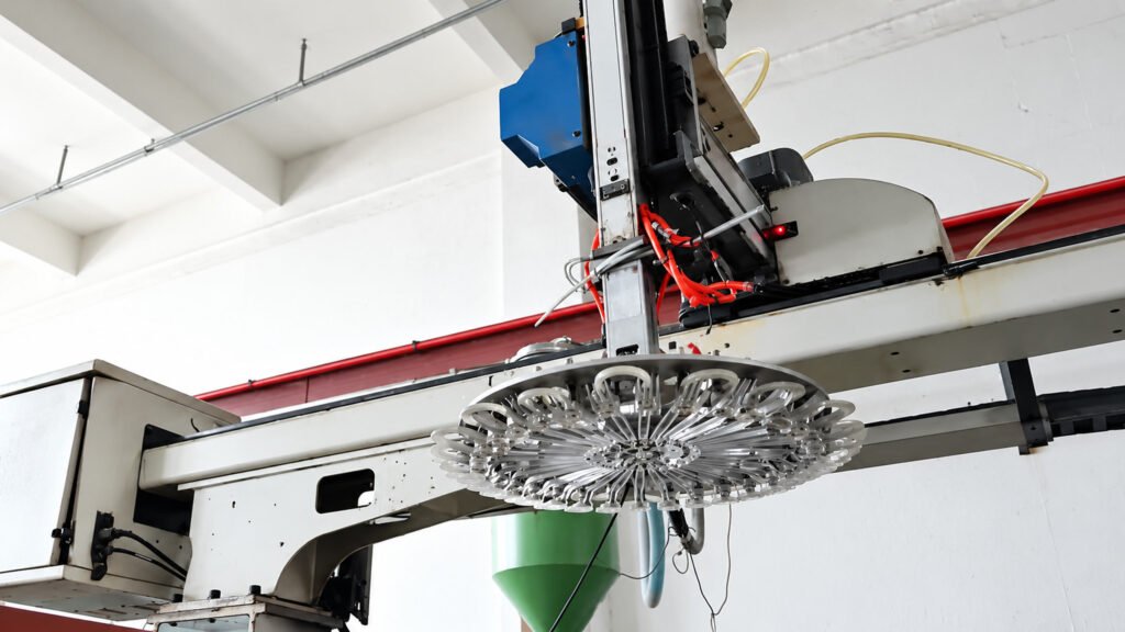 Disposable plastic cutlery injection molding workshop 3