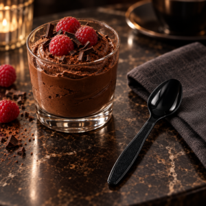 Black PS 3.6g Heavy Duty Ice Cream Spoon - DS311