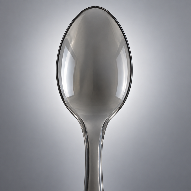 Gray PS 3g Coffee & Dessert Spoon DS313 head detail