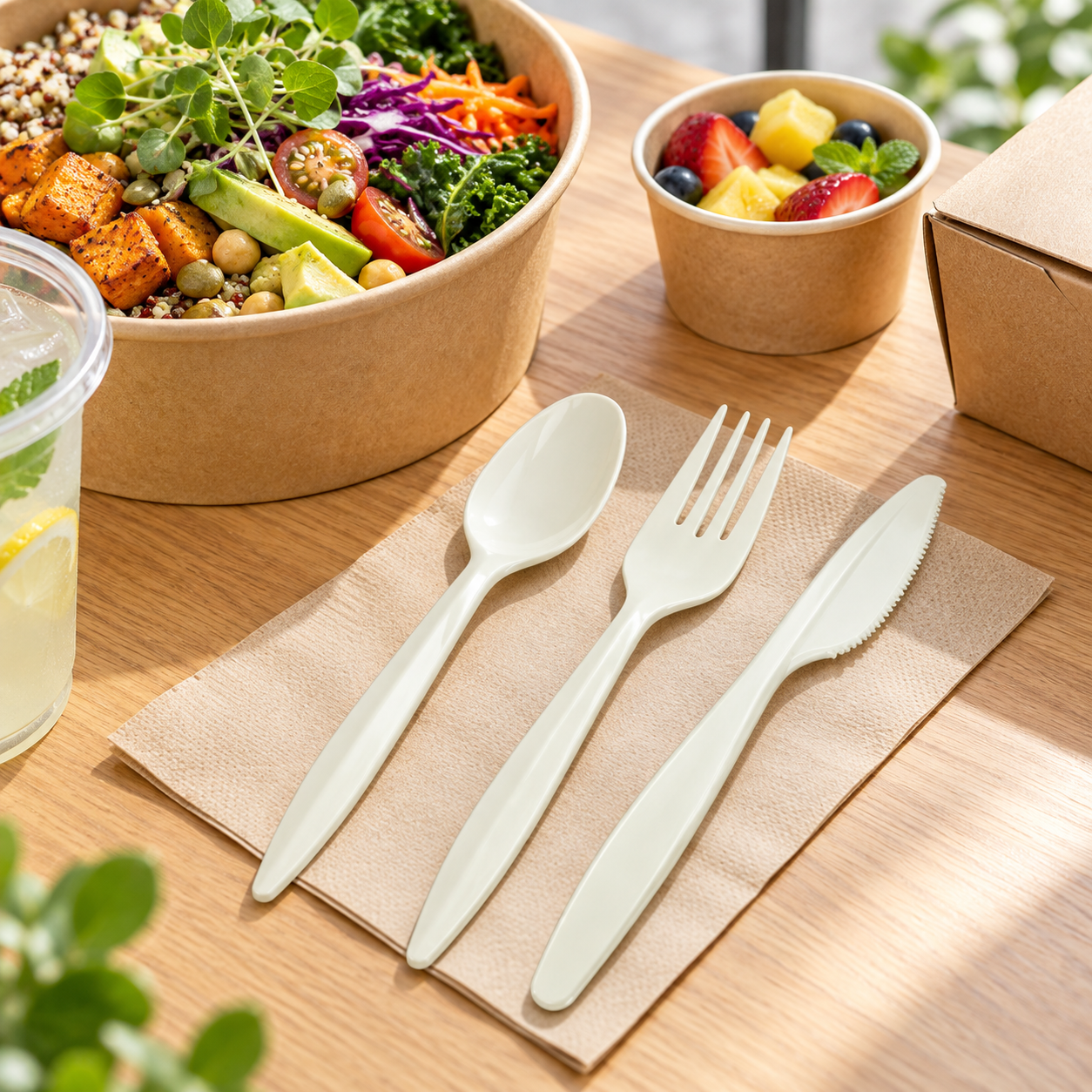 PP disposable cutlery sets