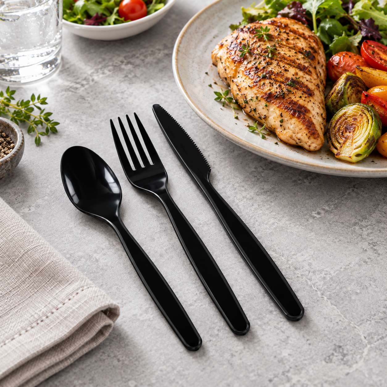 PS disposable cutlery sets